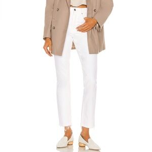 Revolve GRLFND Karolina White Jeans in Brentwood